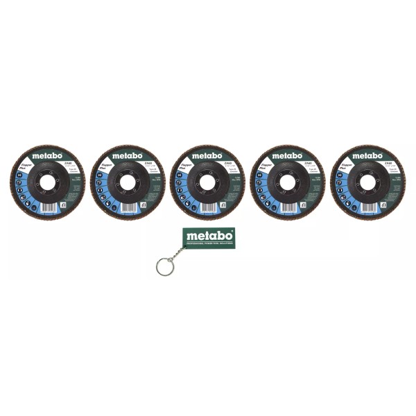 Metabo 629420000 4-1/2" Flapper Plus 60 7/8 T29 Fiberglass Flap