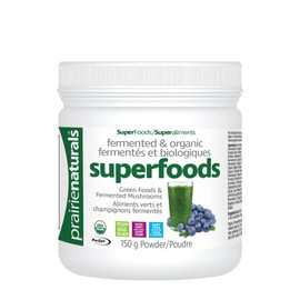 Prairie Naturals Prairie Naturals Fermented & Organic SuperFoods Green Foods & Fermented Mushroom Complex - 150 Gram
