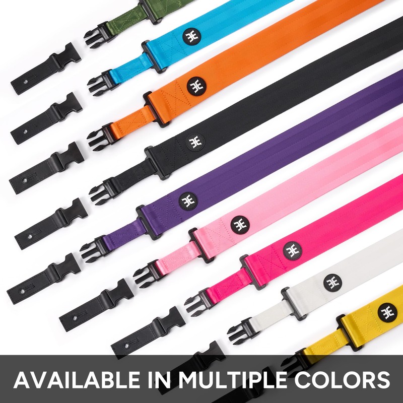 Amumu SNAPLOCK Guitar Strap with Clip - Metallic Gold Nylon
