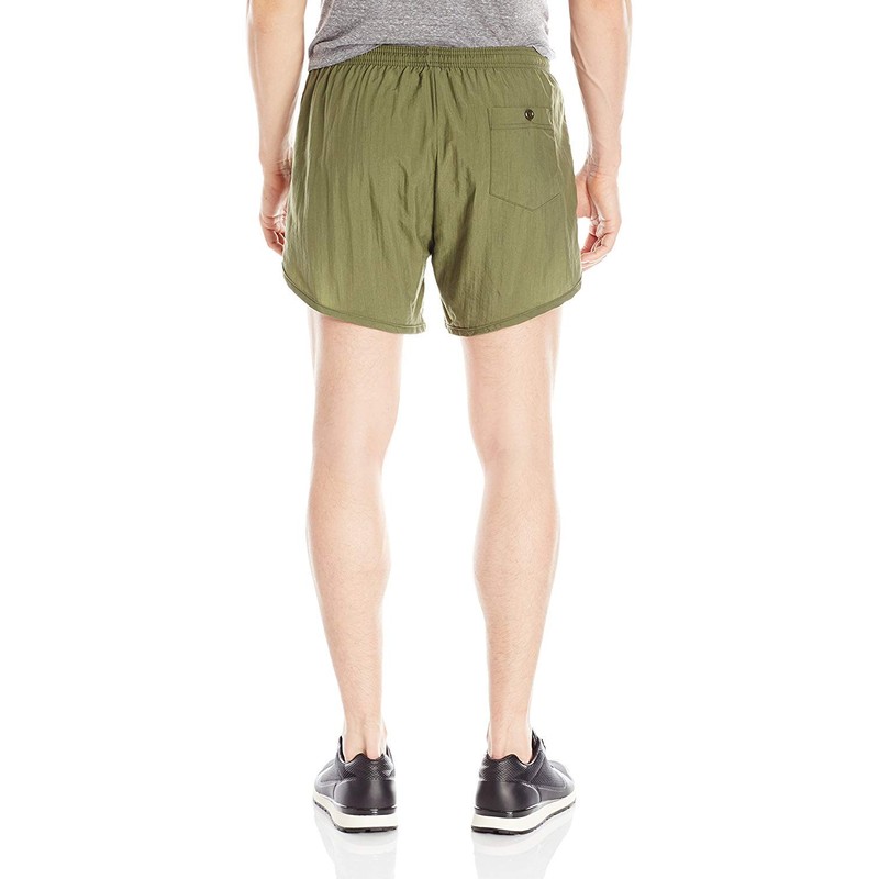 Soffe Mens Dri Running Shorts, OD Green, X-Large