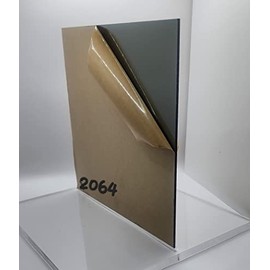 Sibe-R-Plastics Supply 0.236" (1/4") 6mm Thick Light Grey/Smoke Transparent Acrylic Plexiglass Sheet #2064 [Pick Your Size] (6" x 12")