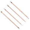 HaimiLiya Pimple Popper Tool Kit-4 Pcs Acne Needle Tools Set-