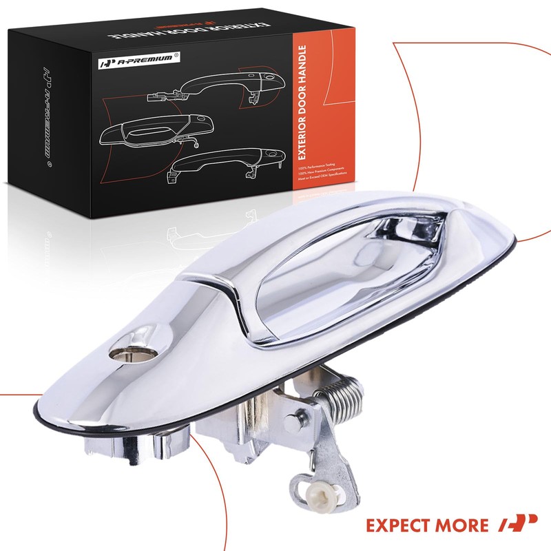 A-Premium Front Left Driver Side Exterior Door Handle with Keyhole