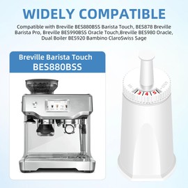 Upgraded 8 Pack Replacement Water Filter for Breville Barista Touch Espresso Machine BES880 BES881, Barista Pro BES878, Oracle Touch BES990, Oracle BES980, Dual Boiler BES920 by APPLIANCEMATES
