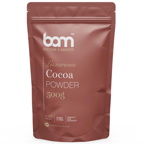BAM Luxurious Cocoa Powder, 100% Baking Cocoa, Intense Cocoa Powder