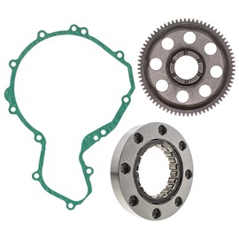 NICHE Starter With Idler Gear Gasket Kit for Polaris Outlaw Predator 500 3088049 3089451 3088048