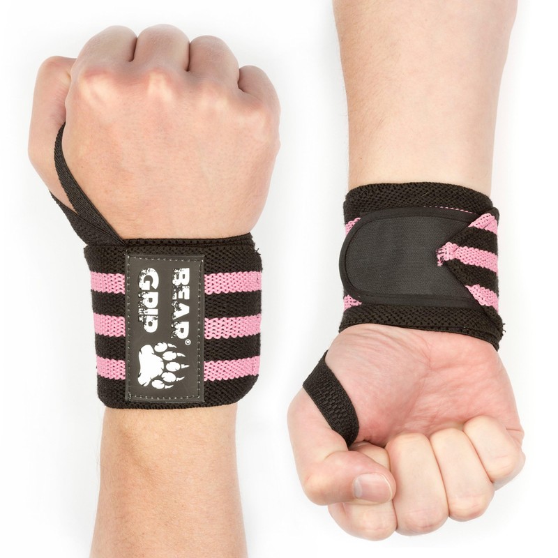 BEAR GRIP - Weight lifting wrist support wraps (Sold in