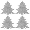4PCS Christmas Tree Cutlery Holder Felt Christmas Tableware Holders Forks