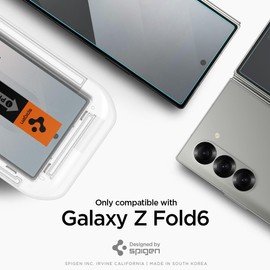 Spigen Tempered Glass Screen Protector [GlasTR EZ FIT] designed for Galaxy Z Fold 6 [2 Pack]