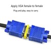 CABLEPELADO VGA Male to Male SVGA Coupler Gender Changer Adapter
