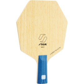STIGA 1602240265 Table Tennis Pen Racket, Speed Control, Cyber Shape, Wavy Pen, Beige