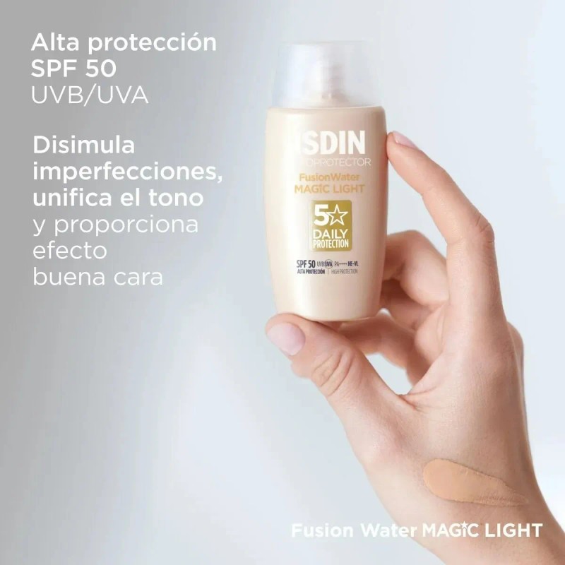 Isdin Protector Solar Water Magic Spf50 Color Light 50ml