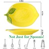 2Pcs Spoon Rests, Ceramic Spoon Rest Lemon Spoon Rest for