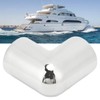 2 Way Boat Hand Rail Right Angle Stainless Steel Sturdy