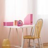 Rhythm 4ZM606AY13 Table Clock, Pink, 5.2 x 5.4 x 3.3