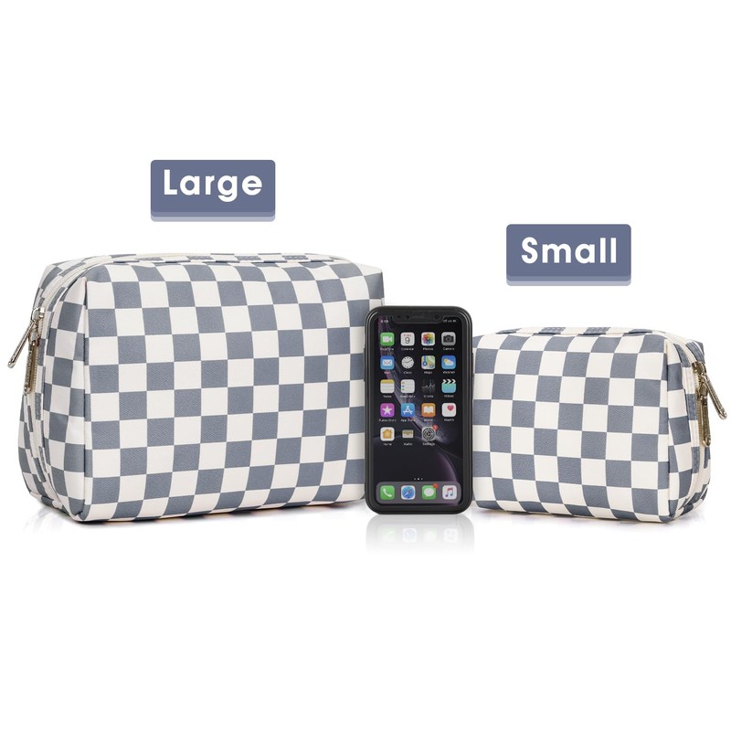 Large Makeup Bag Zipper Pouch Travel Cosmetic Organizer for Women