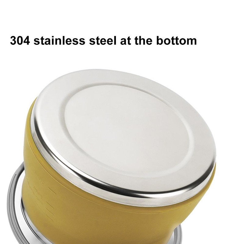 Foldable Silicone Portable Kettle Camping Open Fire Coffee Tea Cassette