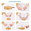 UVEHAS Levitating Light Bulb, Floating Rotating LED Bulb Lamp, Touch