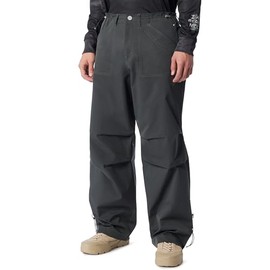Cross-eyed Moose Men's Skydiver Baggy Parachute Pants with Water Repellent Standard, UNEXPLORED