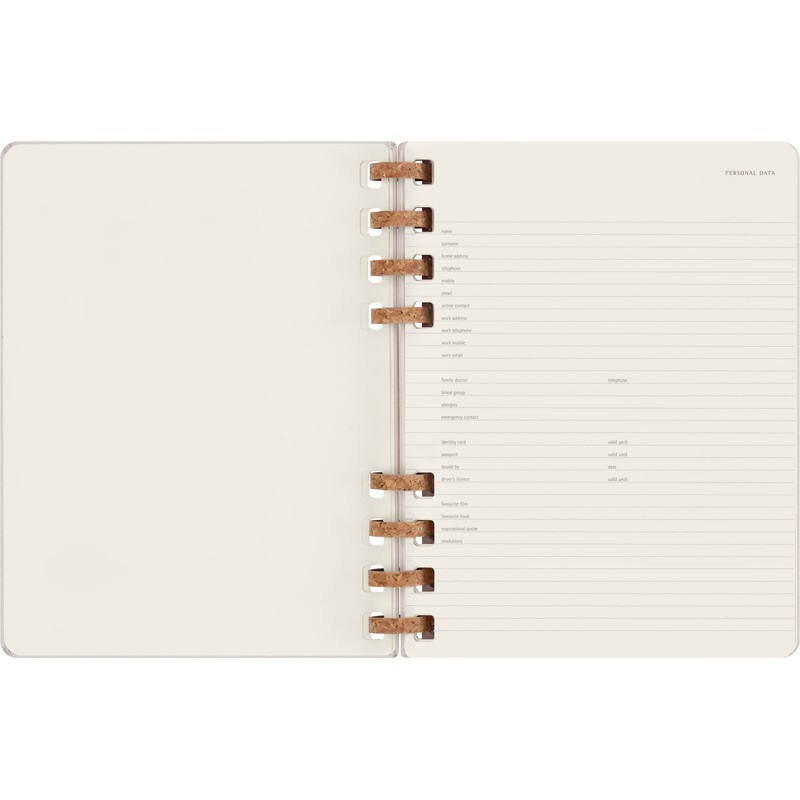 Moleskine Undated Spiral Planner, 12M, Extra Large, Crush Grape, Hard