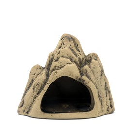 ALEGI Aquarium Ceramic Decoration Mountain, Cave Rock for Cichlids, Betta Fish Tank (Mountain)