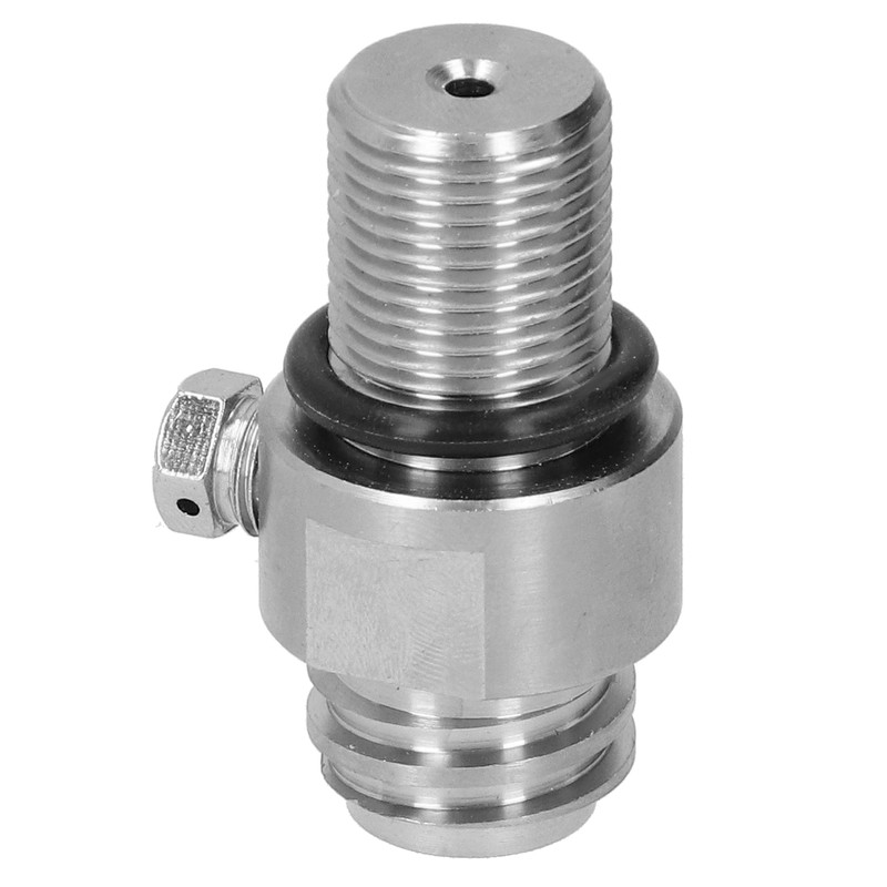 Soda Cylinder Valve Electroplating Brass CO2 Valve Adapter for M18x1.5