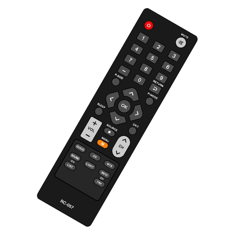 RC-057 TV Remote Control Compatible with COBY TVs