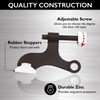 Hollow Core Hinge Pin Door Stop Wall Protector with Rubber