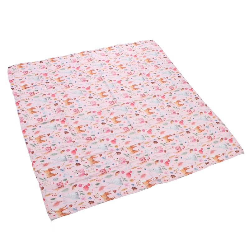 Baby Swaddle Blanket Bamboo Fiber Cotton Cute Patterns Infant Bath