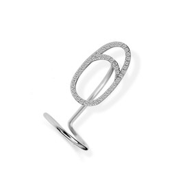 HAHA&TOTO Nail Art Fingernail Ring Statement Adjustable Finger Nail Ring for Women Decorative Nail Ring Manicure Protecting Jewelry