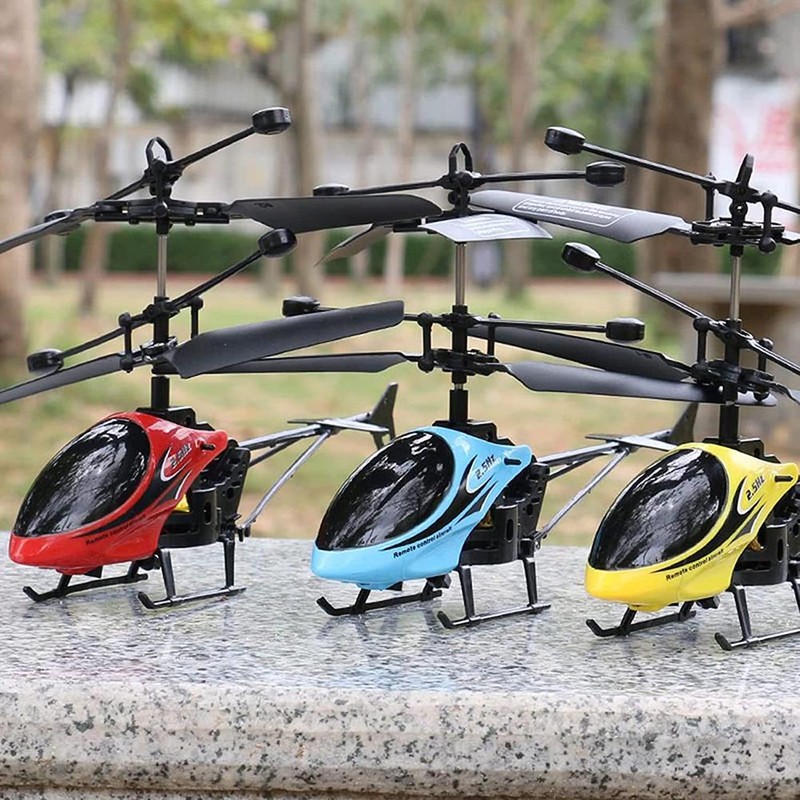 Remote Control Helicopter with Lights 2 Channel USB Charging Mini