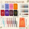 Ovveroche 16 Set Christian Gifts Bulk Plastic Cups with Bible