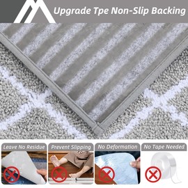 COSY HOMEER Edging Stair Treads Non-Slip Carpet Mat 28inX9in Indoor Stair Runners for Wooden Steps, Stair Rugs for Kids and Dogs, 100% Polyester TPE Backing 15pcs,Grey
