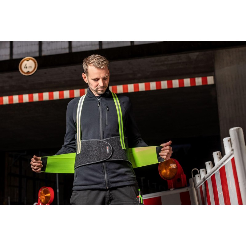 KNEETEK Hivis L Back Support Belt, Reflective Support Belt for