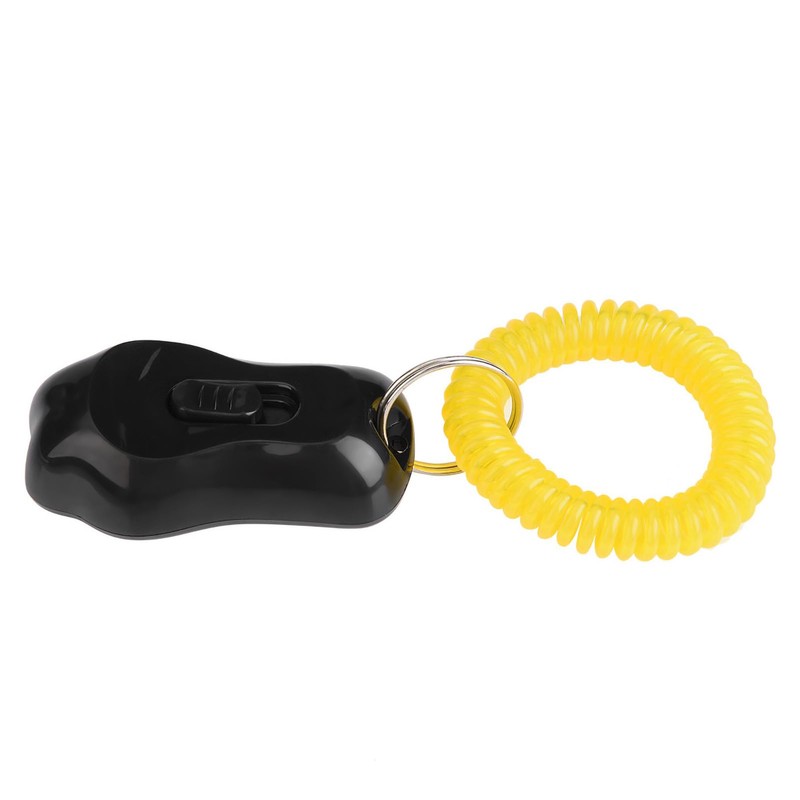 Dog Training Clicker Adjustable 3 Gears Paw Shaped with Wrist