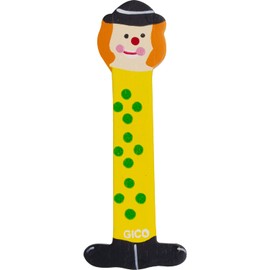 Wooden Letters Name Children's Room Large Decoration for the Door, Funny Clowns, A-Z, Height Approx. 9 cm, Wooden Letter 7361 (I)