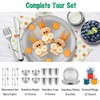 E-far Metal Cups for Kids Baby, 6 Ounce Stainless Steel