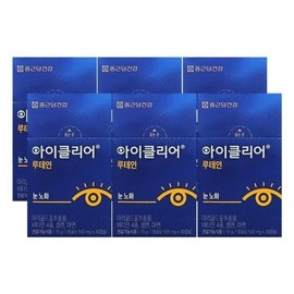 Chong Kun Dang iClear Lutein 500mg x 30 capsules x 6 boxes / 종근당 아이클리어 루테인 500mg x30캡슐x6박스
