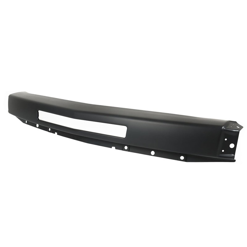 Front Bumper Face Bar Black Steel with Vent Hole Replacement