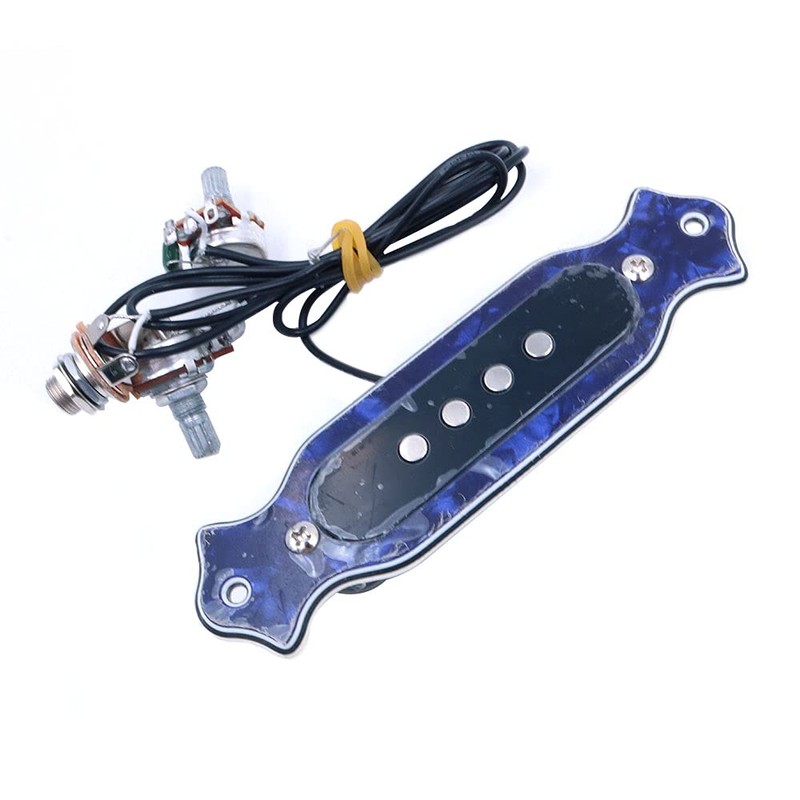 Alnicov Sound Hole Magnetic Pickup With Tone Volume Knobs for