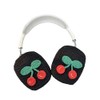 Handmade Crochet Black Cherry Headphone Cover – Compatible with Sony