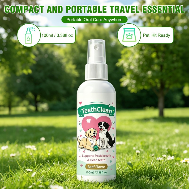 Dentaclean for Dogs & Cat, Advanced Dental Spray, No Brushing,