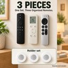 3pcs No Drill Magnetic Remote Holder - Wall Mount for