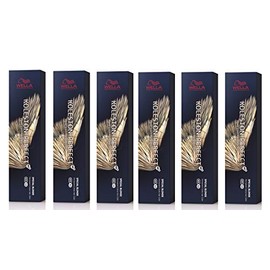 WELLA Koleston Perfect ME+ 12/81 Special Blonde Pearl Ash 60 ml Pack of 6