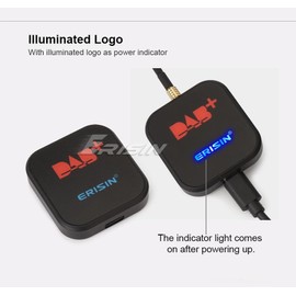 DAB+ Digital Radio Box Antenna with Reinforced Antenna DAB Adapter for Car Radio Android 11 12 13 14 USB Port Connection