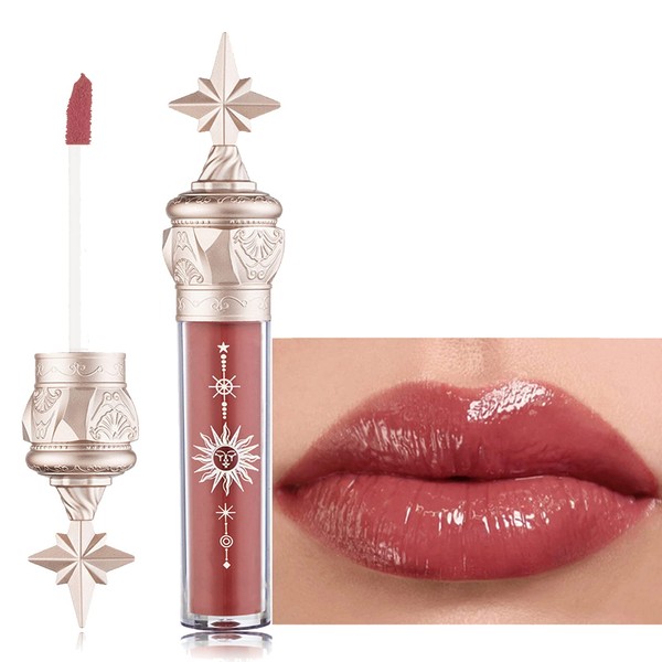 Tinted Lip Balm,Lipstick Lipgloss Waterproof Long Lasting Lipstick for Lip Plumper Gloss And Makeup,Liquid Blush Lip Tint Gift 3.5ml 1pc (Blushing Cinnamon)