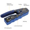 RJ45 Crimp Tool Kit Pass Thru Ethernet Crimper for Cat5e