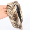 BOBIYA Wide Braided Headband with Teeth Braid Headbands With Teeth