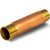 Everflow Supplies NPBR1560 6" Long Brass Nipple Pipe Fitting with