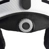 Black Crevice Kaprun Ski Helmet with Visor, White Carbon Matte
